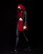 Мантія жіноча кофта з капюшоном Dark Sun з шкіряними рукавами червона 770401 фото 6