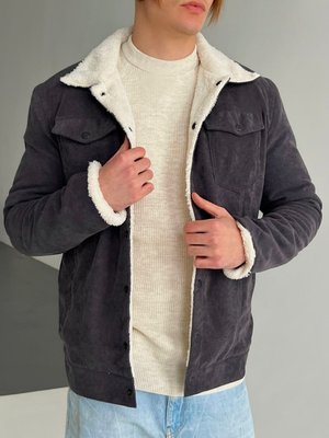 Чоловічий піджак куртка на хутрі 770477 фото