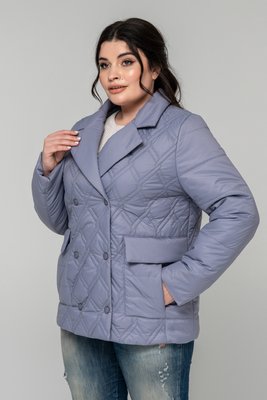 Куртка пиджак женская стеганная лаванда Стейси размер 48 101881-SL фото
