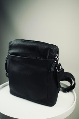 Сумка мессенджер чоловіча , сумка через плече чорного кольору SKL-004-kairo фото