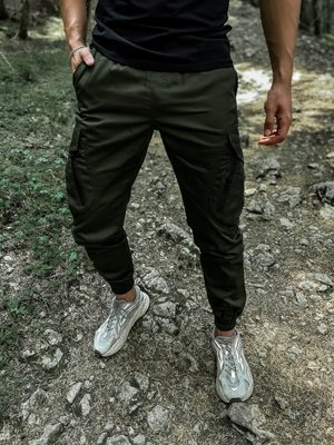 Чоловічі штани котонові карго з кишенями Storm хакі 1630068195-kairo фото