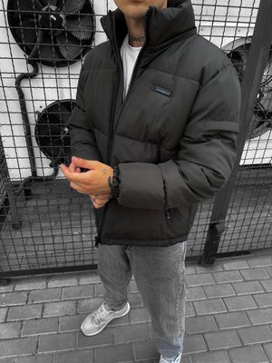 куртка зимова чоловіча оверсайз пуховик з капюшоном dp3 фото
