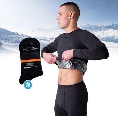Термобілизна чоловіча Omni-Heat зимове чорне + термо шкарпетки 770613-1 фото