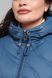 Жіноча куртка з капюшоном джинс Кассандра розмір 48 101869-SL фото 7