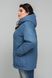Жіноча куртка з капюшоном джинс Кассандра розмір 48 101869-SL фото 4